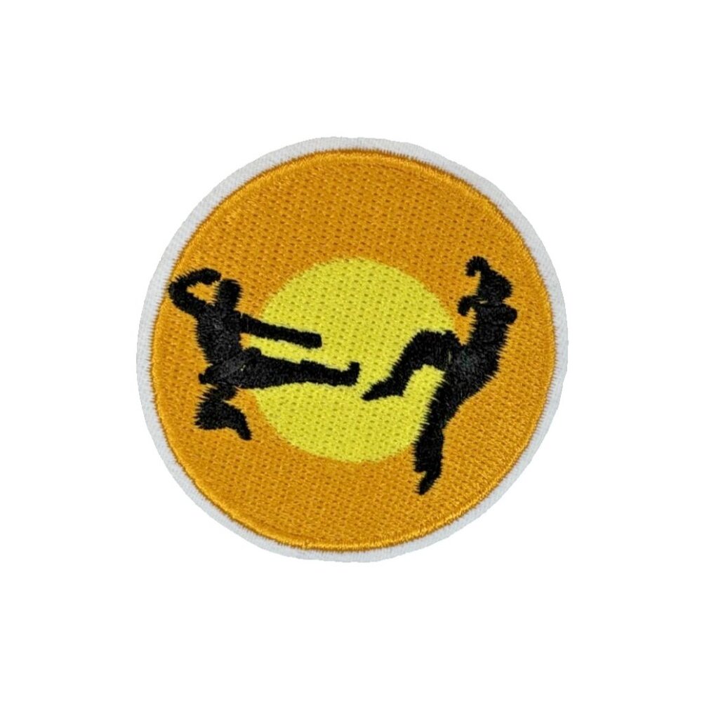 Karate Kid Martial Arts Circle 2.5in Embroidered Iron-on Patch